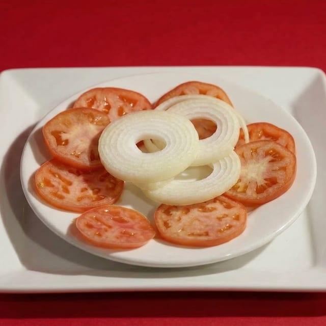 Tomato & Onion.