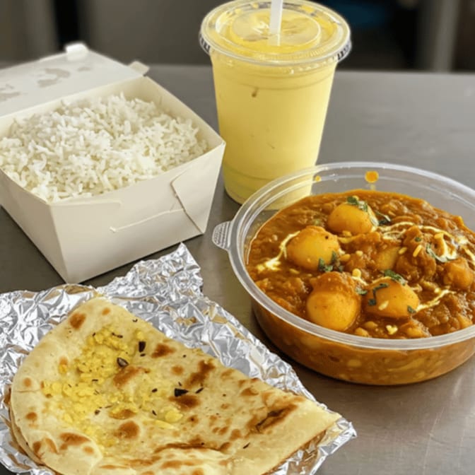 Aloo Choley - Lunch.
