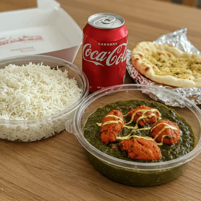 Chicken Tikka Saag - Lunch.