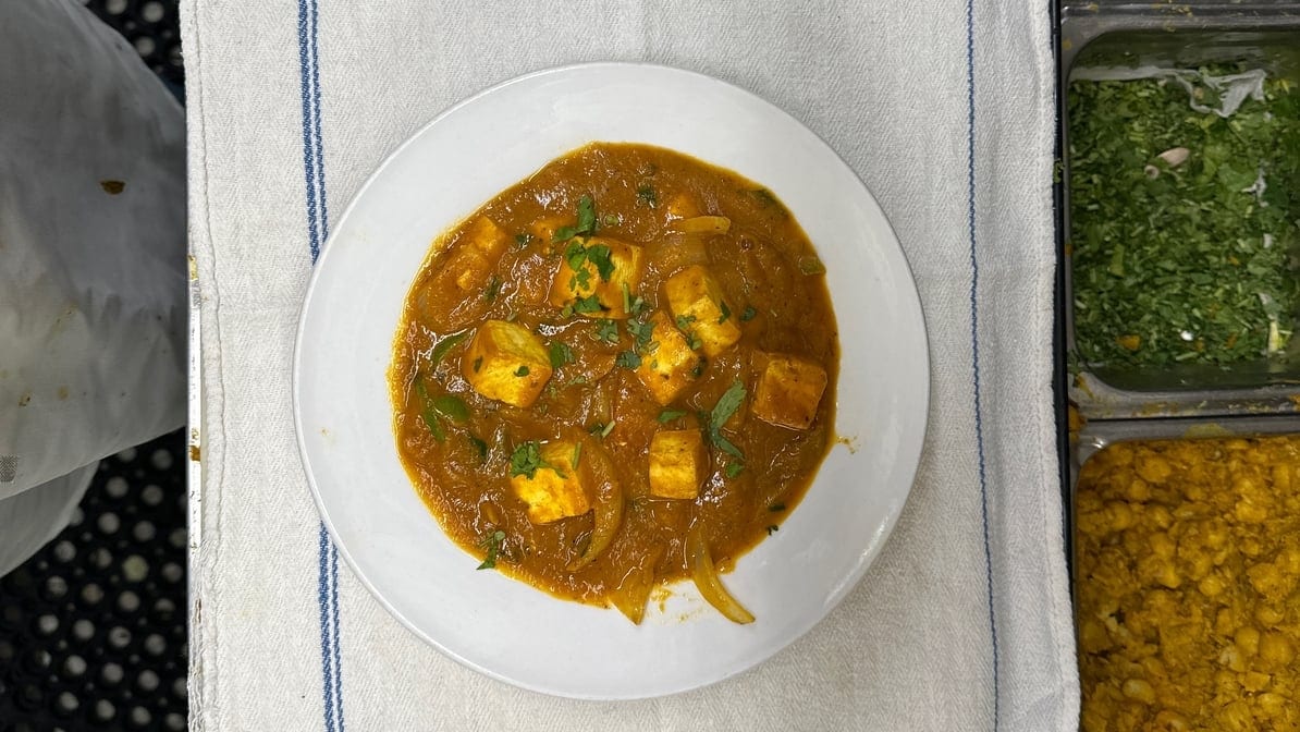 Paneer Jalfrezi.