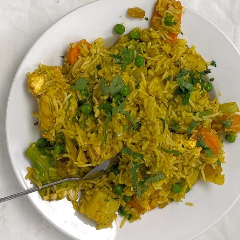 Delicious Vegetable Biryani and More