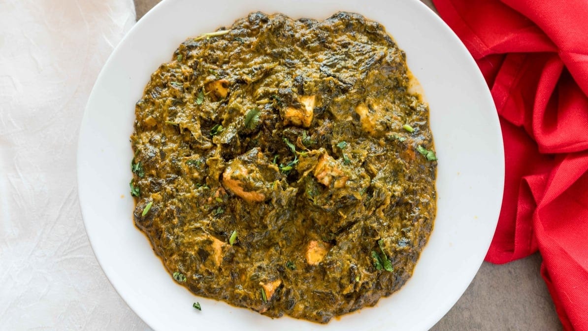 Saag Paneer.