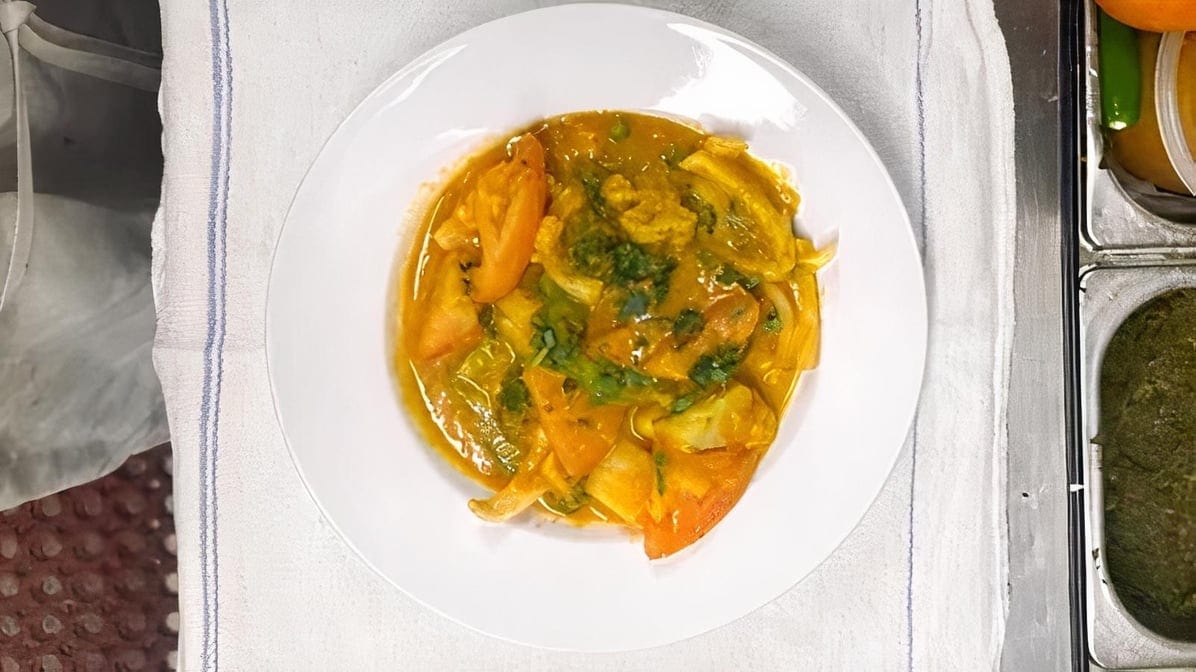 Vegetable Jalfrezi.
